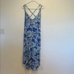 Final Touch Blue Floral Maxi Dress